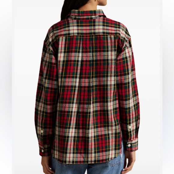 Ralph Lauren Red and Black Plaid Shirt - Picture 2 of 5
